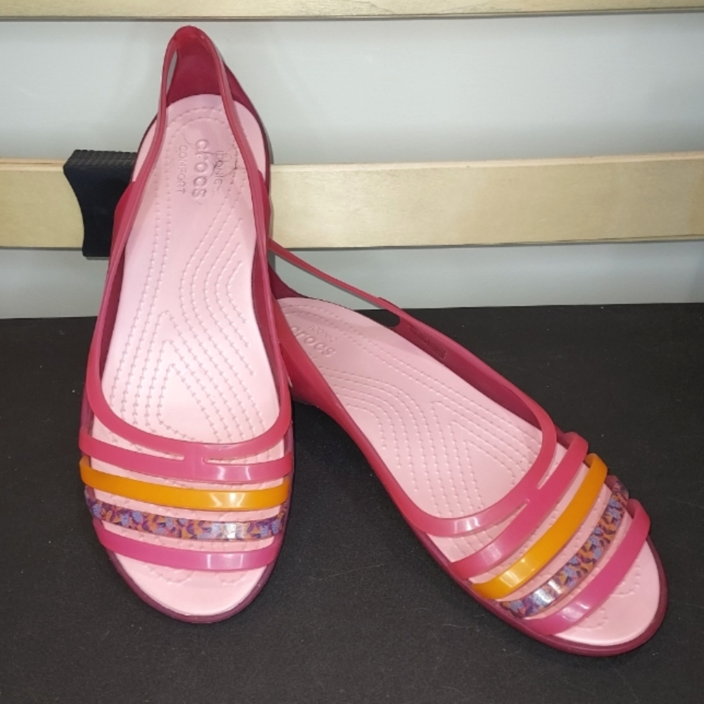 Crocks Rainbow Jelly Sandals